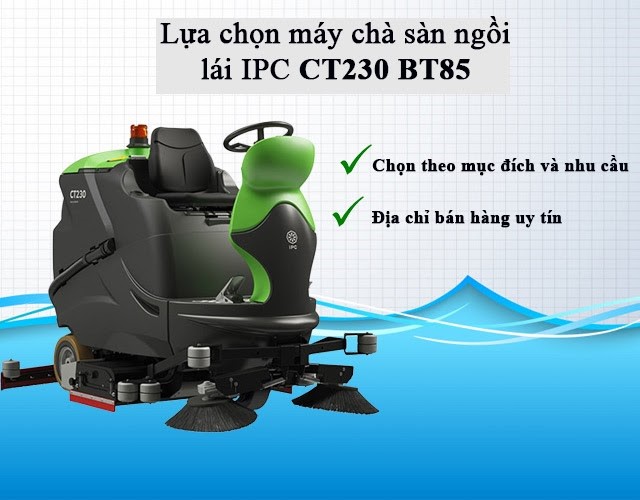 mua máy chà sàn ngồi lái IPC CT230 BT85